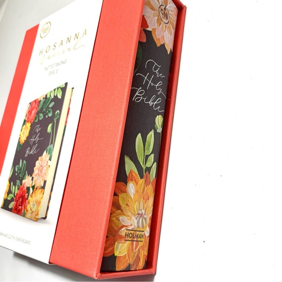 🩷 SOLD 🩷 New Bible Hosanna Revival Dahlias Journaling Single Column Black - Picture 3 of 12